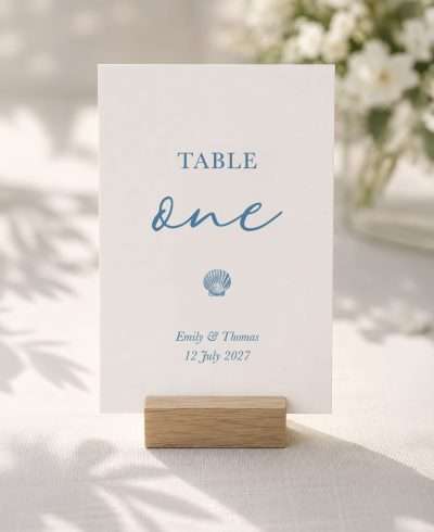 Cove Table Number